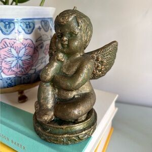 Vintage Cherub Candle
